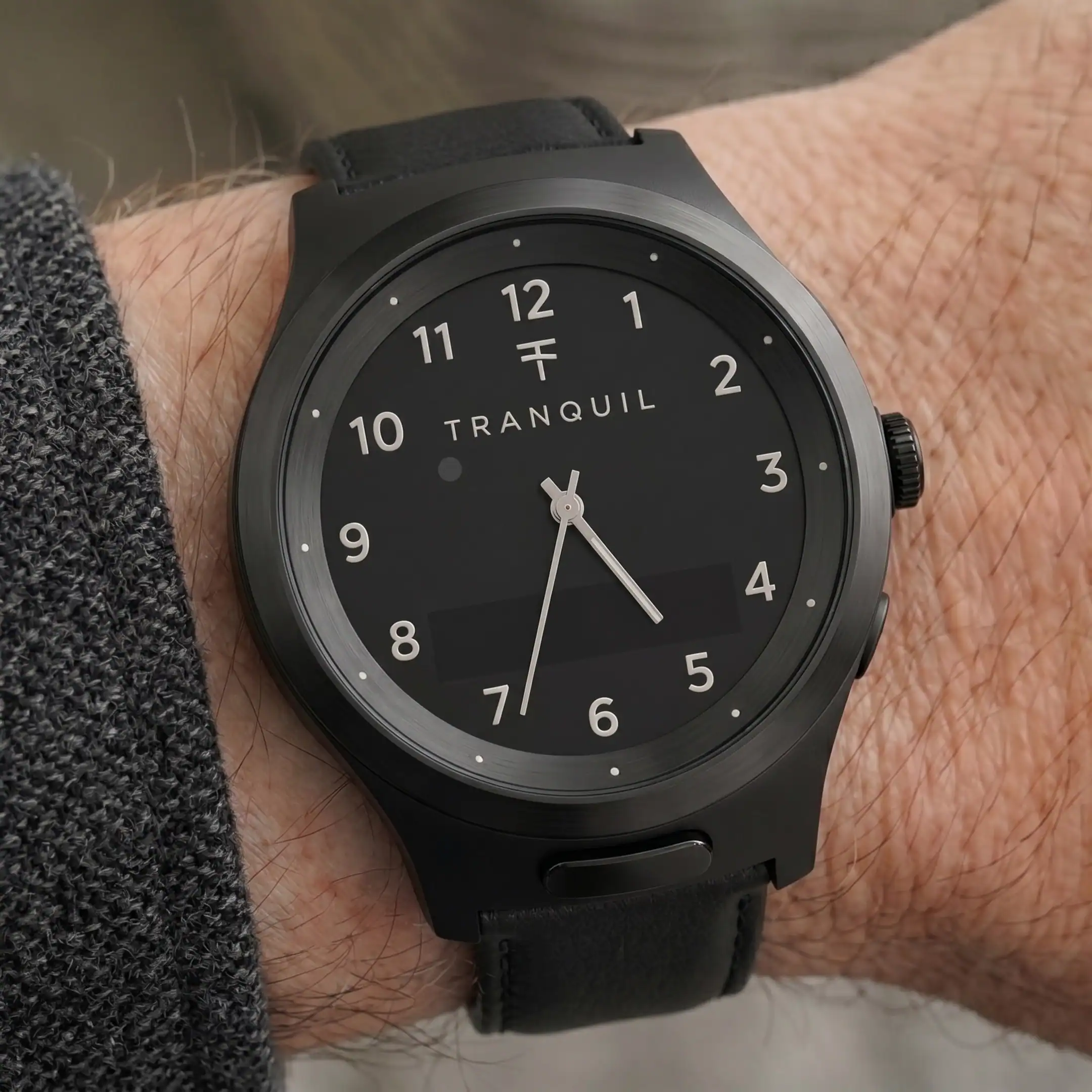 tranquil gps watch elderly black