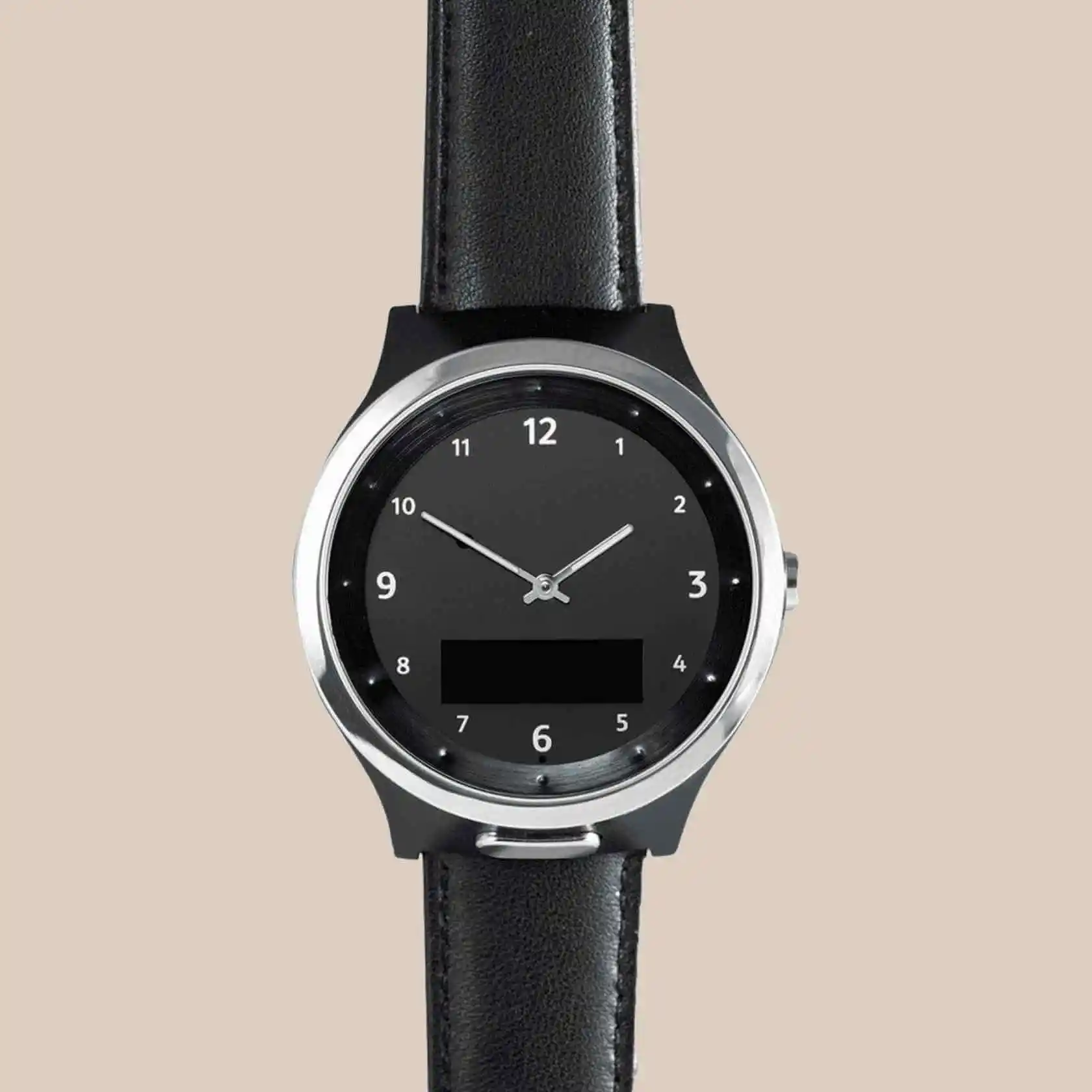 tranquil gps watch elderly silver and black