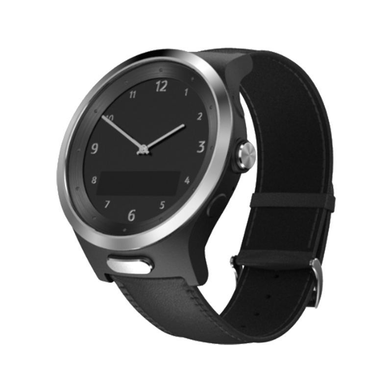 gps watch elderly black silver